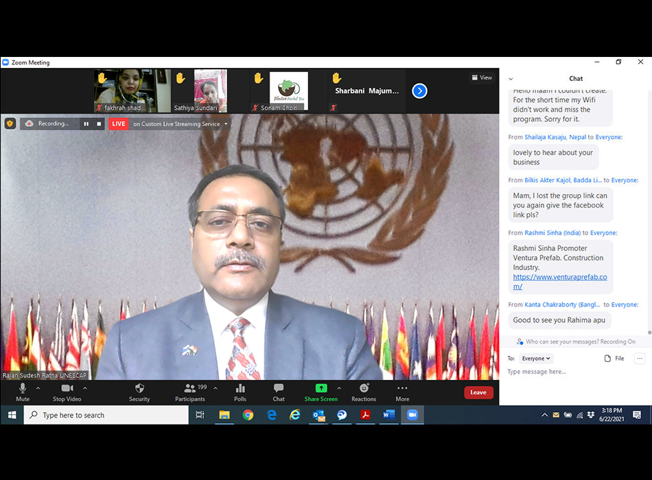 UNESCAP Wesellonline online training photo gallery